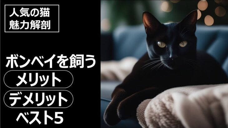 人気の猫 魅力解剖！ボンベイを飼うメリット・デメリットベスト5
