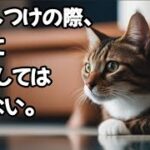 【ネコノネタ】猫はしつけの際、絶対に〇〇してはならない。