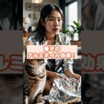 【猫 アルミホイル】驚きの効果！愛猫のしつけと安全対策に使える方法#猫 #猫のいる暮らし #猫のいる生活 #ペット #shorts