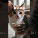 猫の雑学4　猫のしつけの基本